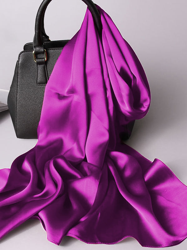 SilkSilky-SE Rent Silke Scarf Lila 001