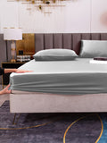 SilkSilky SE 19Momme Rent Silke Bedding Set Silver 004