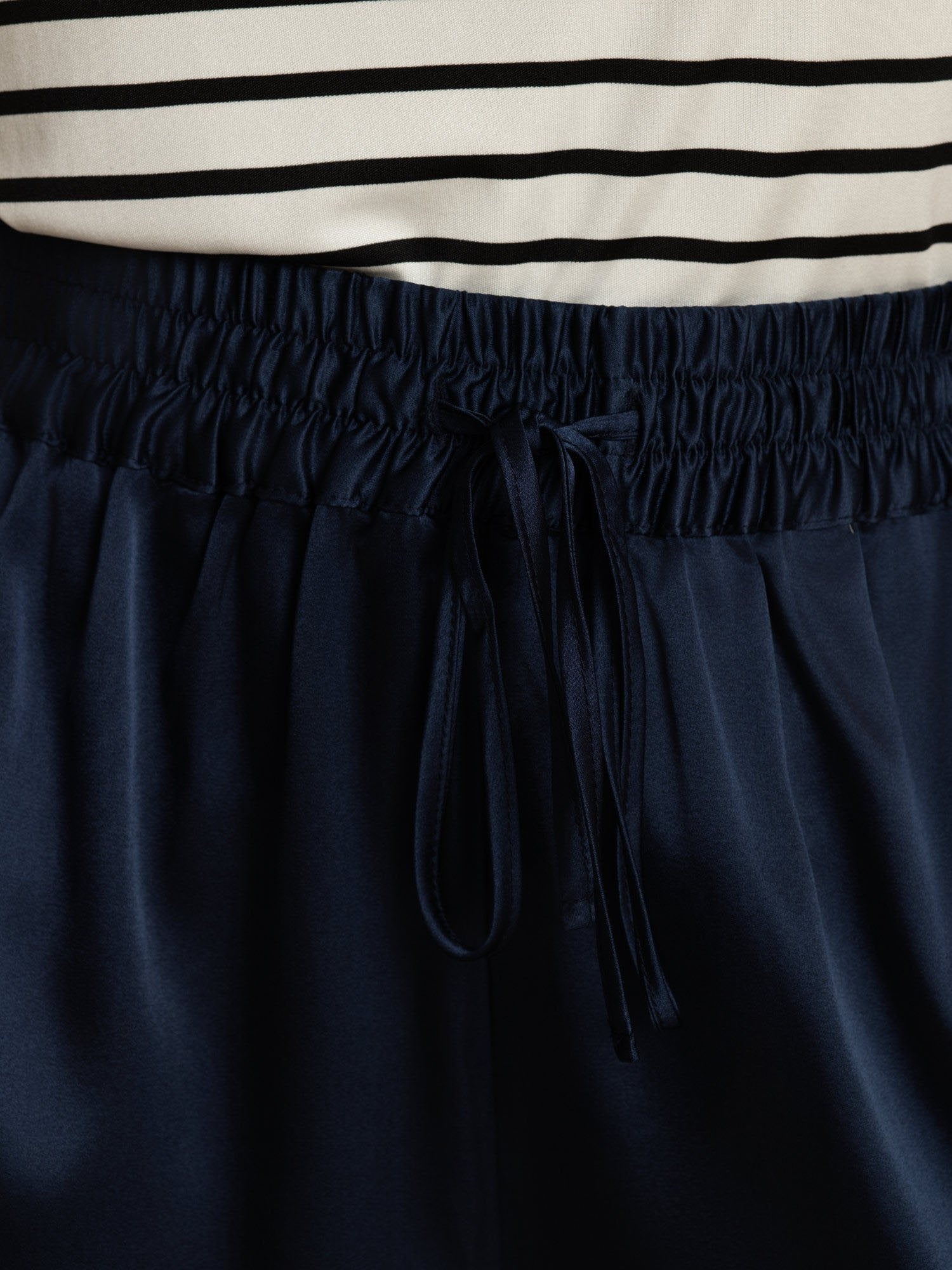 [Mörkblå] SilkSilky-SE 19Momme Dam Shorts 005