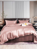 SilkSilky SE 22Momme Rent Silke Bedding Set BlekMauve 002