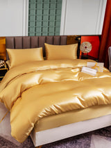 [Champagne] SilkSilky-SE 25Momme Bäddset 003
