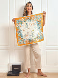 SilkSilky SE Rent Silke Scarf Orange 001