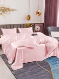 SilkSilky SE 19Momme Rent Silke Bedding Set Rosa 003