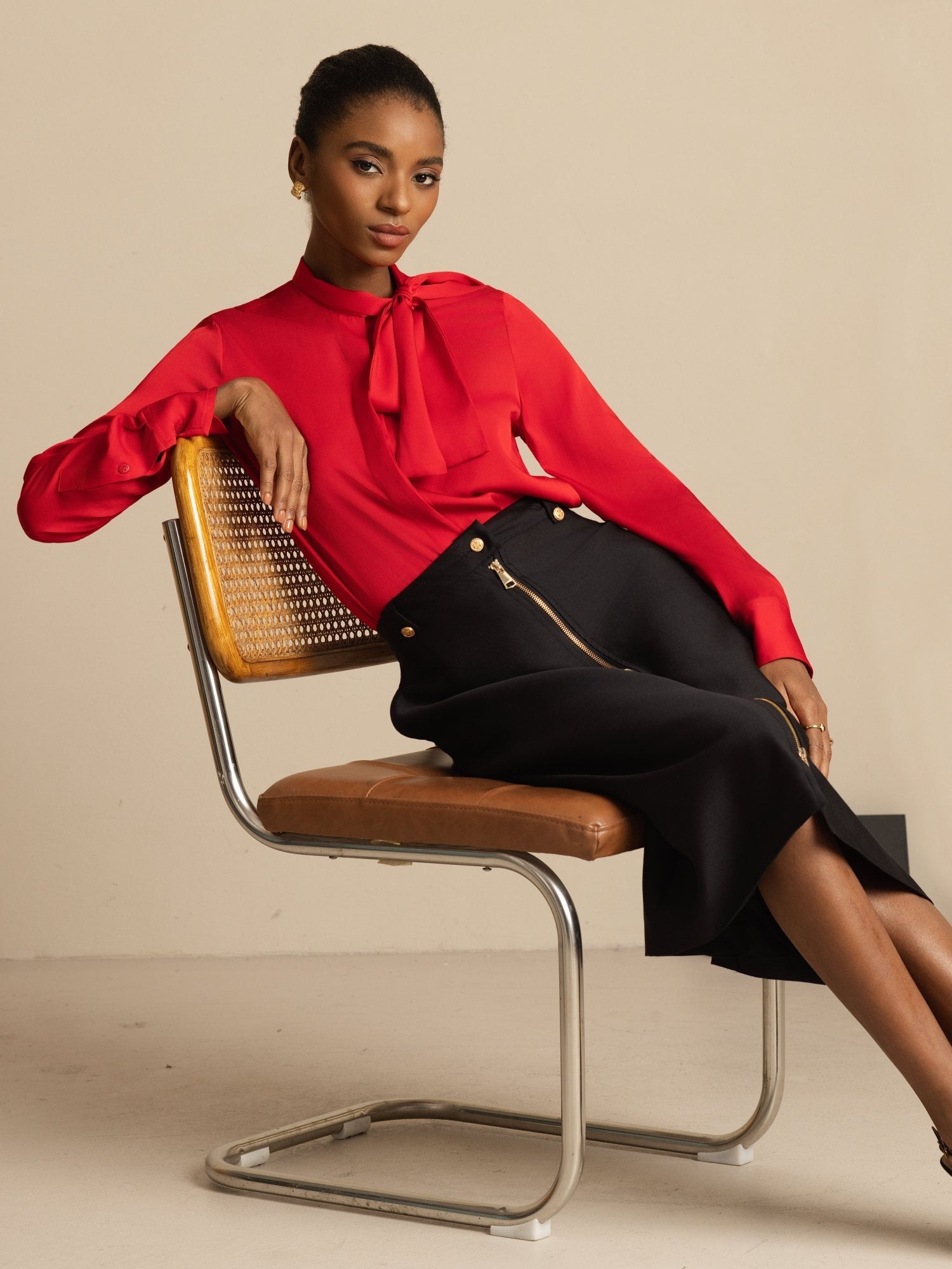 [Vin] SilkSilky-SE 19Momme Blouse 007