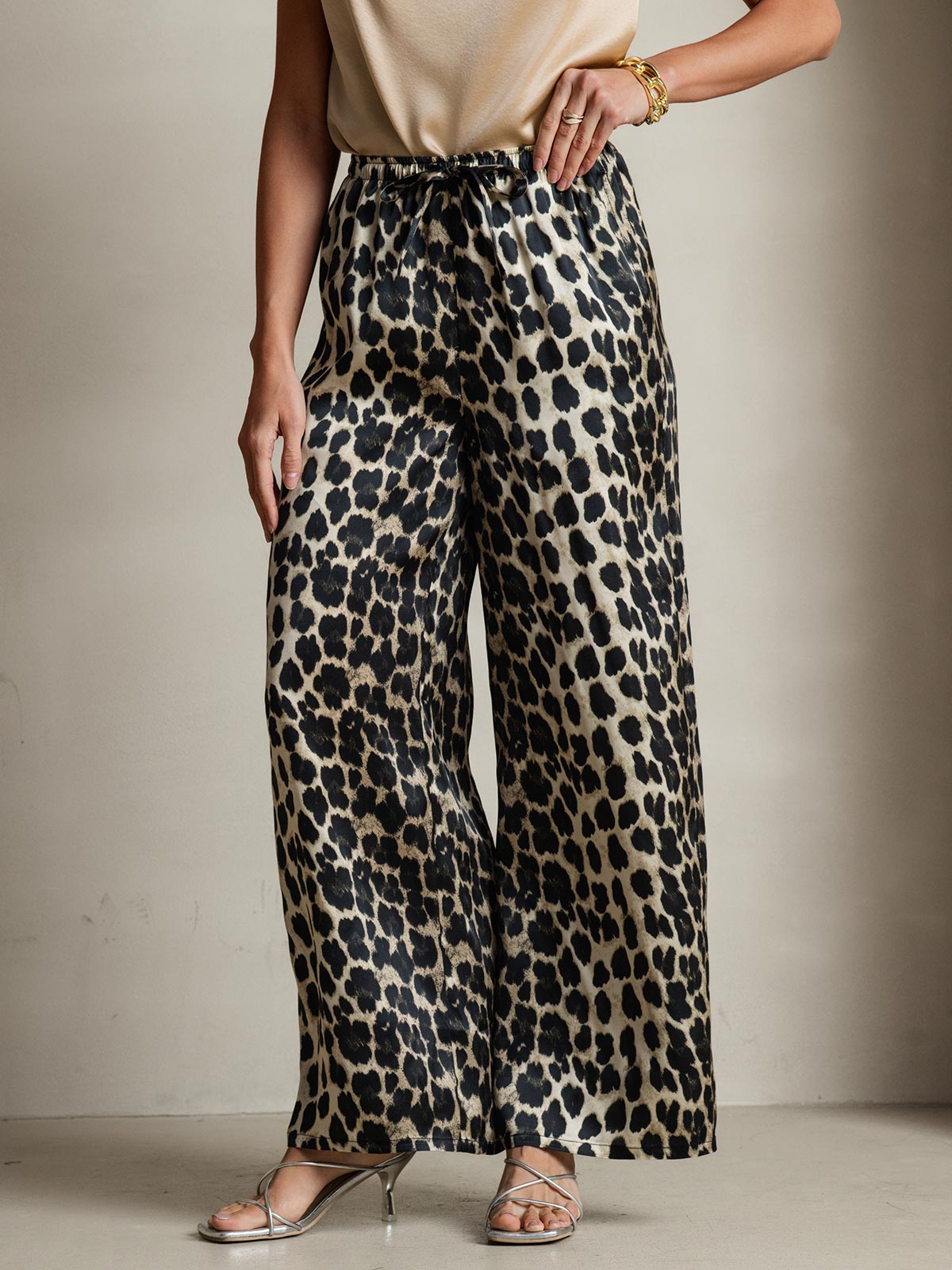 [Leopard] SilkSilky-SE Rent Silke Womens Pants 008