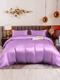 SilkSilky SE 19Momme Rent Silke Bedding Set Lavendel 002