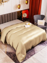 [Beige] SilkSilky-SE 19Momme Duvet Covers 001