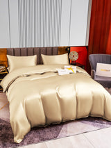 [Beige] SilkSilky-SE 22Momme Rent Silke Bedding Set 005,