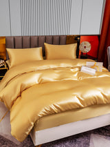 [Champagne] SilkSilky-SE 22Momme Rent Silke Bedding Set 002,