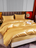 SilkSilky SE 22Momme Rent Silke Bedding Set Champagne 002