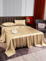 [Beige] SilkSilky-SE 22Momme Bäddset 003