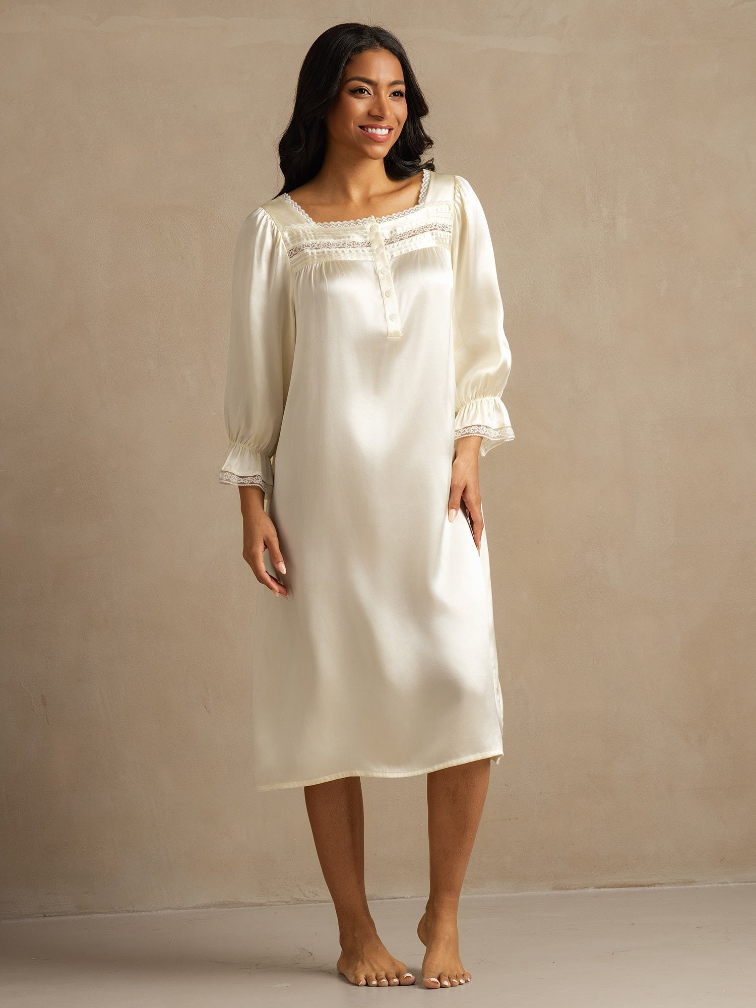 [Vit] SilkSilky-SE Rent Silke Nightgown 003