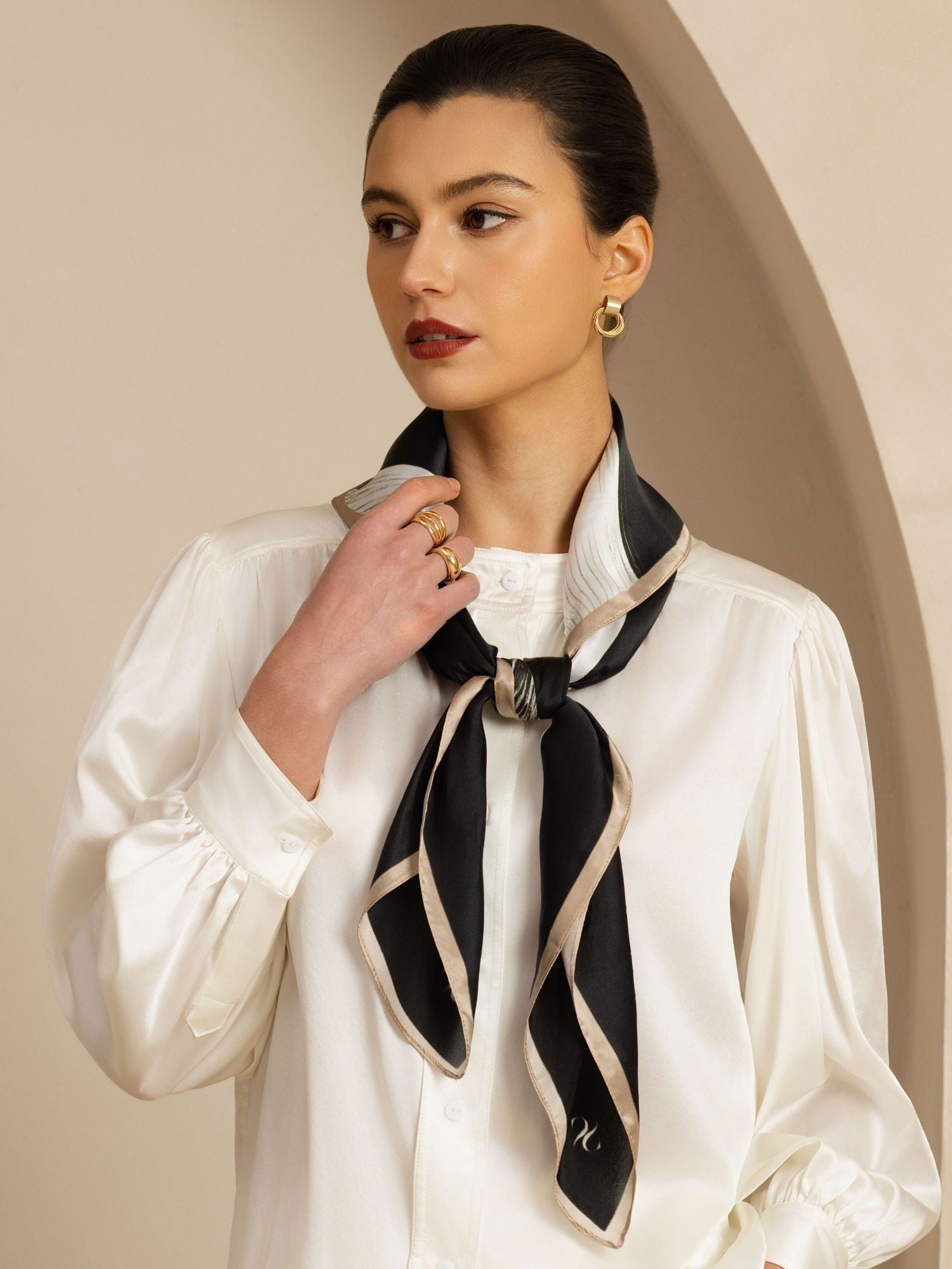 [P106] SilkSilky-SE Pure Silk Scarf 003