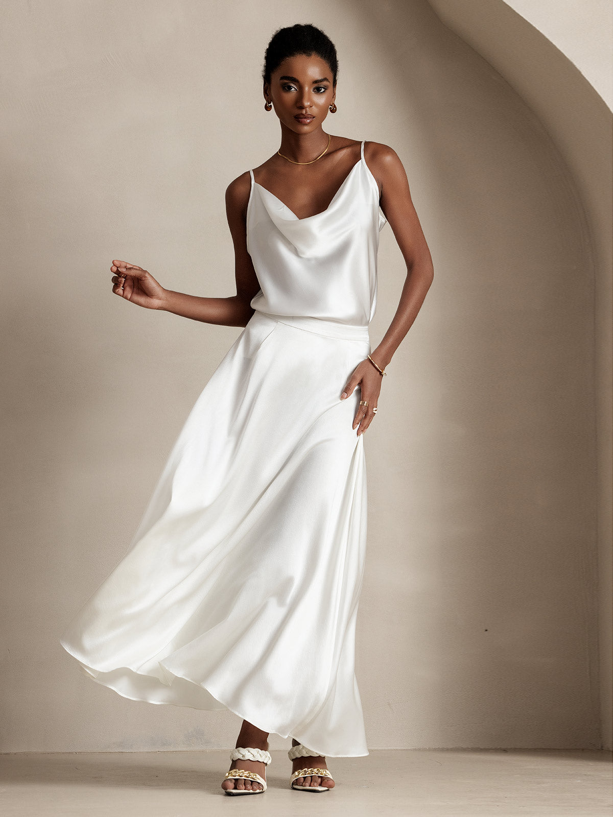 [Vit] SilkSilky-SE 19Momme Silke Skirt 001