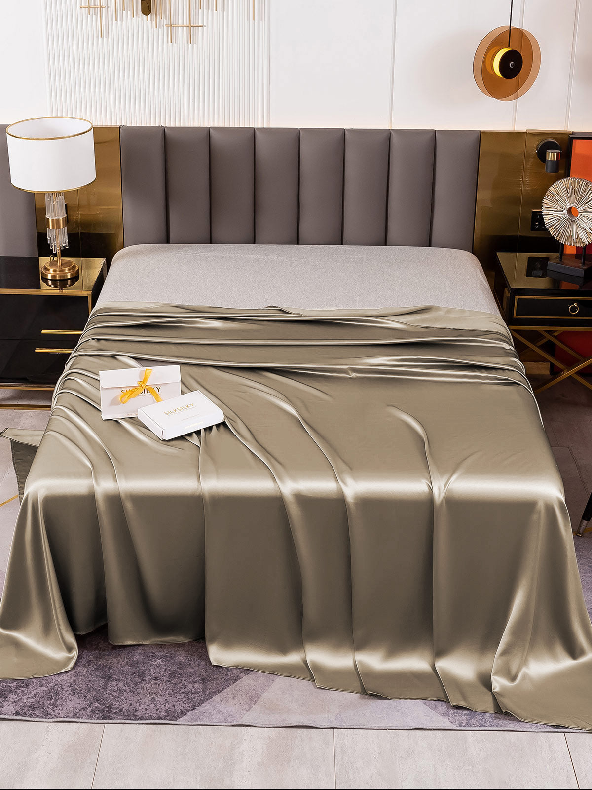 [Kaki] SilkSilky-SE 19Momme Rent Silke Sheet 002