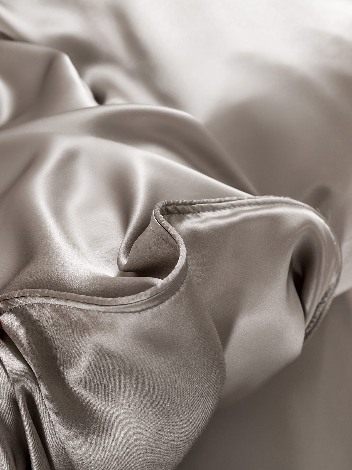 [Grå] SilkSilky-SE 25Momme Rent Silke Bedding Set 007