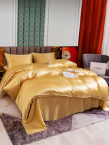 [Champagne] SilkSilky-SE 25Momme Rent Silke Bedding Set 001