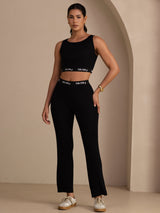 [Svart] SilkSilky-SE Womens Pants 005