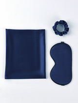 [Mörkblå] SilkSilky-SE 19Momme Rent Silke Pillowcase Set 003