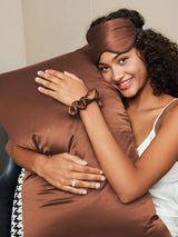 [Kaffe] SilkSilky-SE 19Momme Rent Silke Pillowcase Set 001