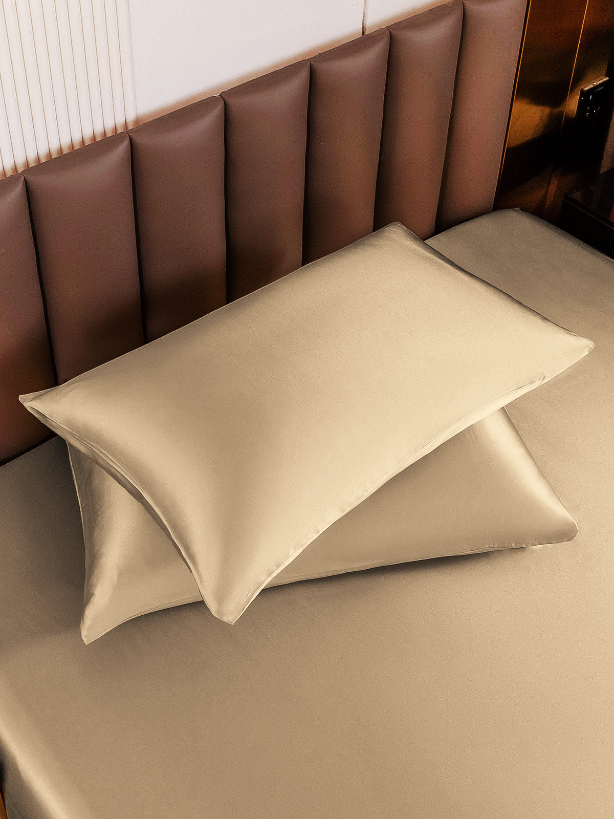 [Beige] SilkSilky-SE 22Momme Rent Silke Pillowcase 004