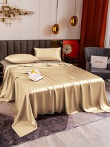 [Beige] SilkSilky-SE 19Momme Bäddset 003