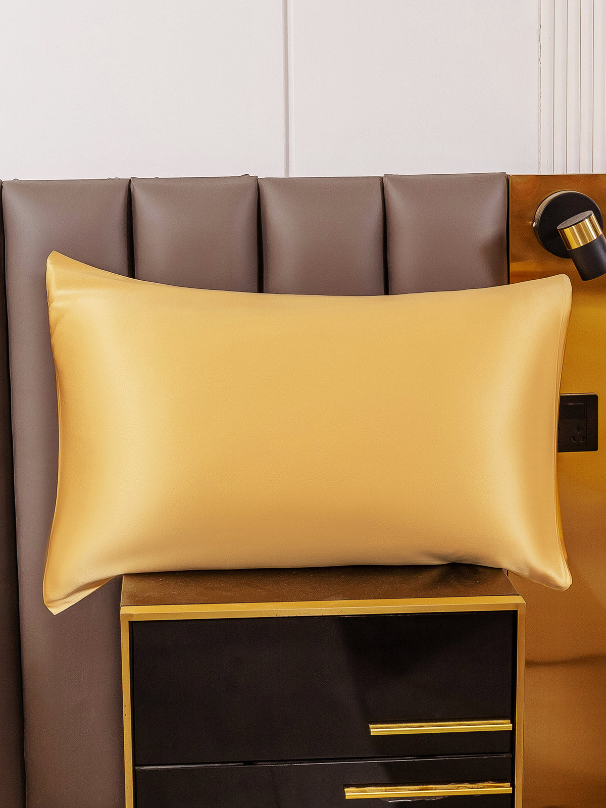 [Champagne] SilkSilky-SE 22Momme Rent Silke Pillowcase 001
