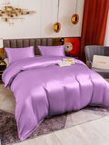 SilkSilky SE 19Momme Rent Silke Bedding Set Lavendel 003