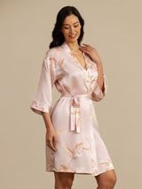 [Rosa] SilkSilky-SE 3/4 Sleeve Dam Morgonrock 007