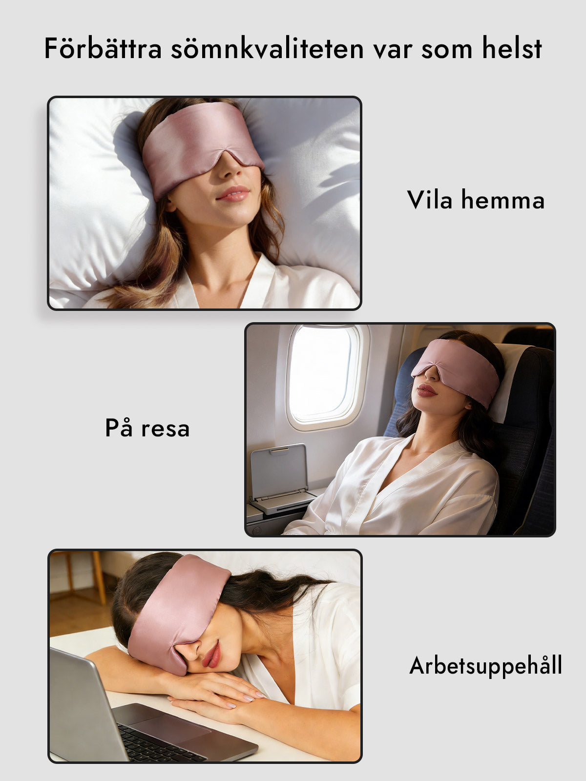 [Blek Mauve] SilkSilky-SE 19Momme Pure Silk Eye Mask 006