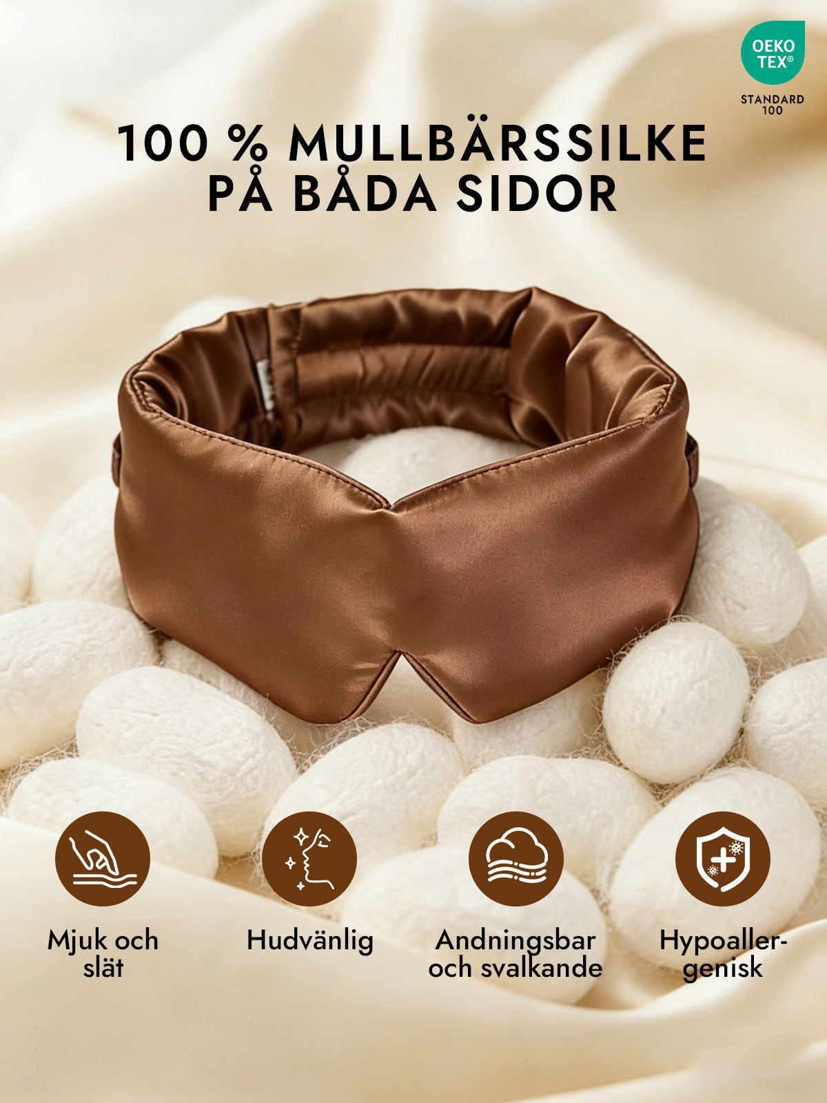 [Kaffe] SilkSilky-SE 19Momme Pure Silk Eye Mask 002