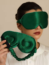 [Mörkgrön] SilkSilky-SE Ögonmask 002