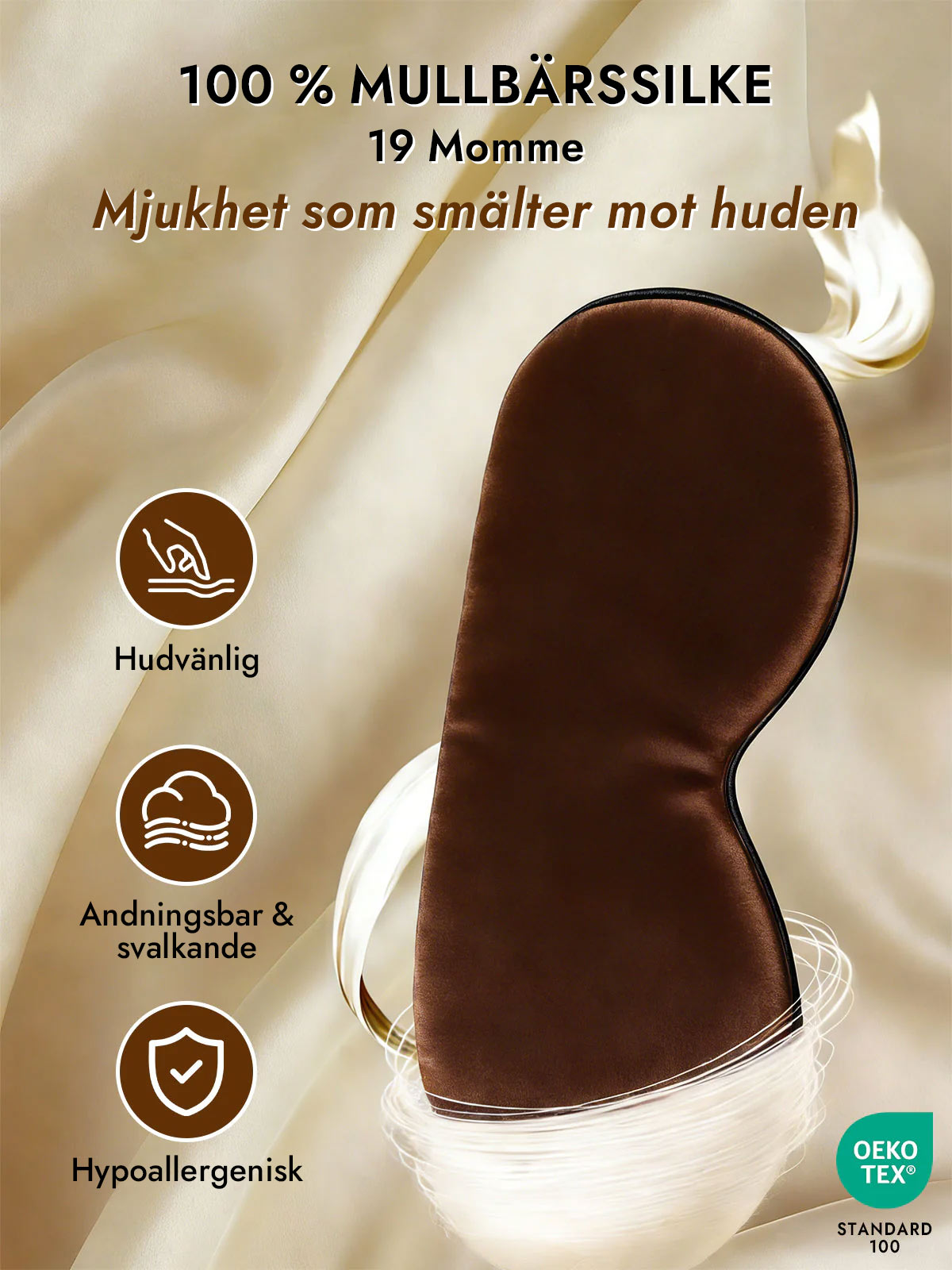 [Brun] SilkSilky-SE Ögonmask 003