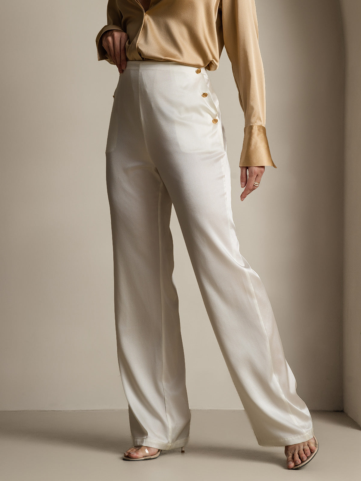 [Vit] SilkSilky-SE 19Momme Silke Womens Pants 003