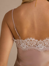 [Toscana] SilkSilky-SE Spaghetti Strap V Neck Cami Toppar 004