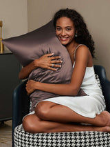 [Brun] SilkSilky-SE 19Momme Rent Silke Pillowcase 002