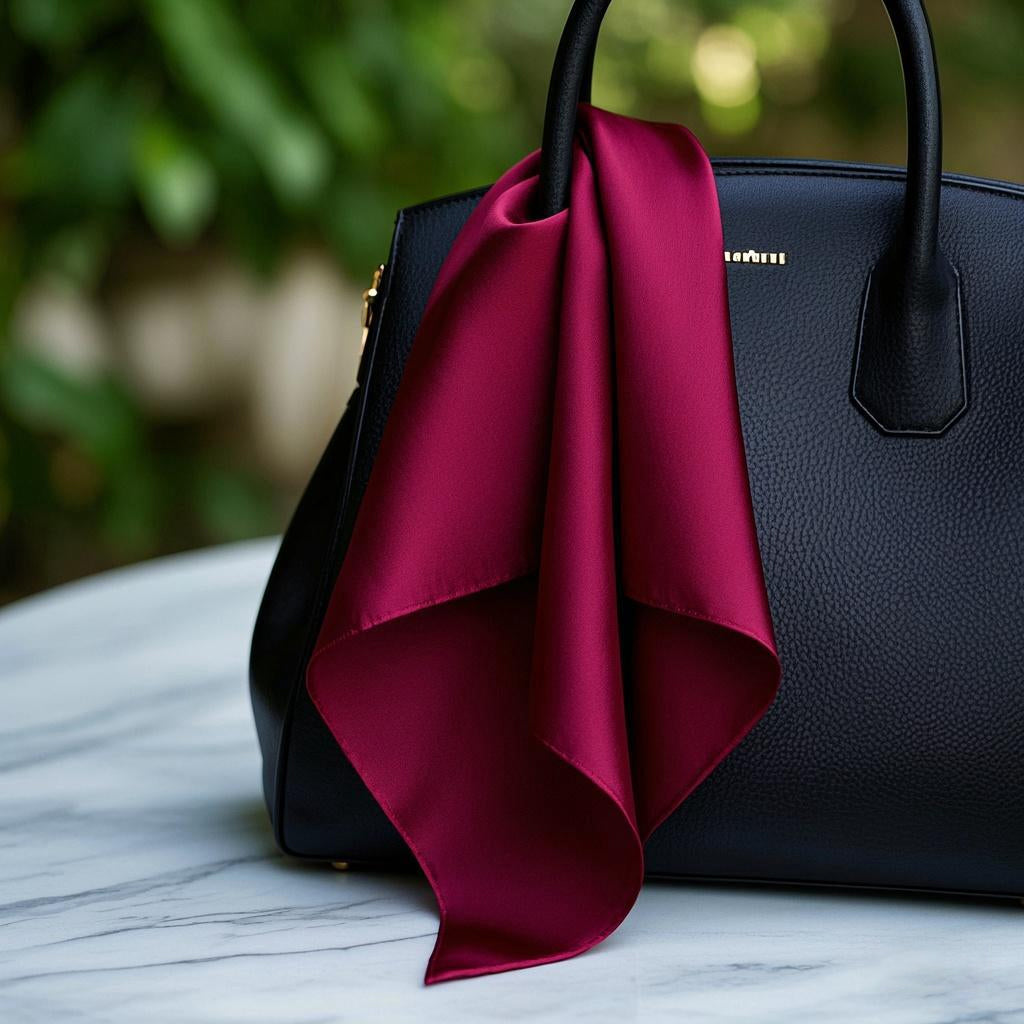 [Mörkröd] SilkSilky-SE Halsduka 003