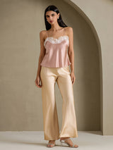 [Toscana] SilkSilky-SE Spaghetti Strap V Neck Cami Toppar 005