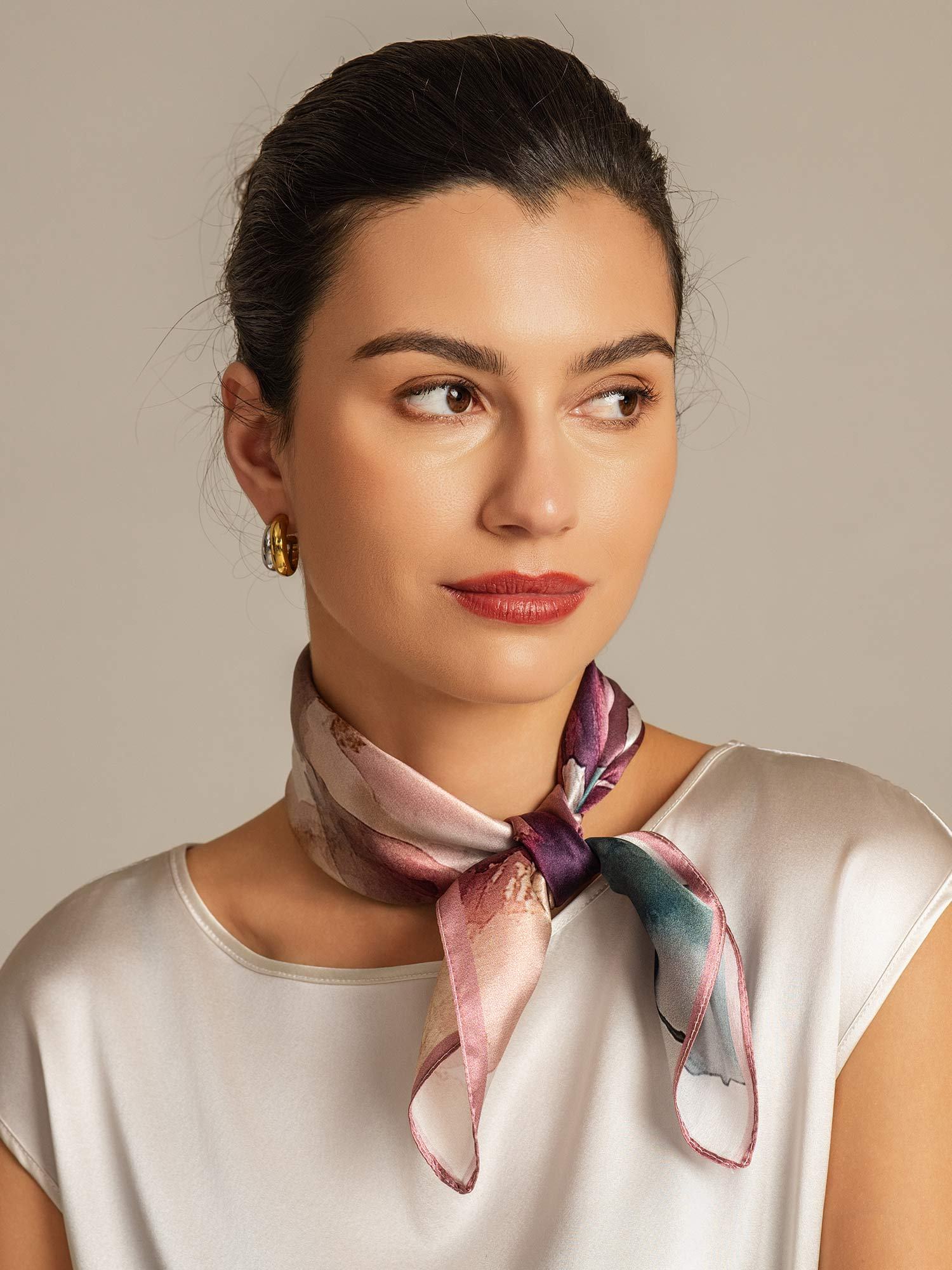 [P102] SilkSilky-SE Rent Silke Scarf 005,