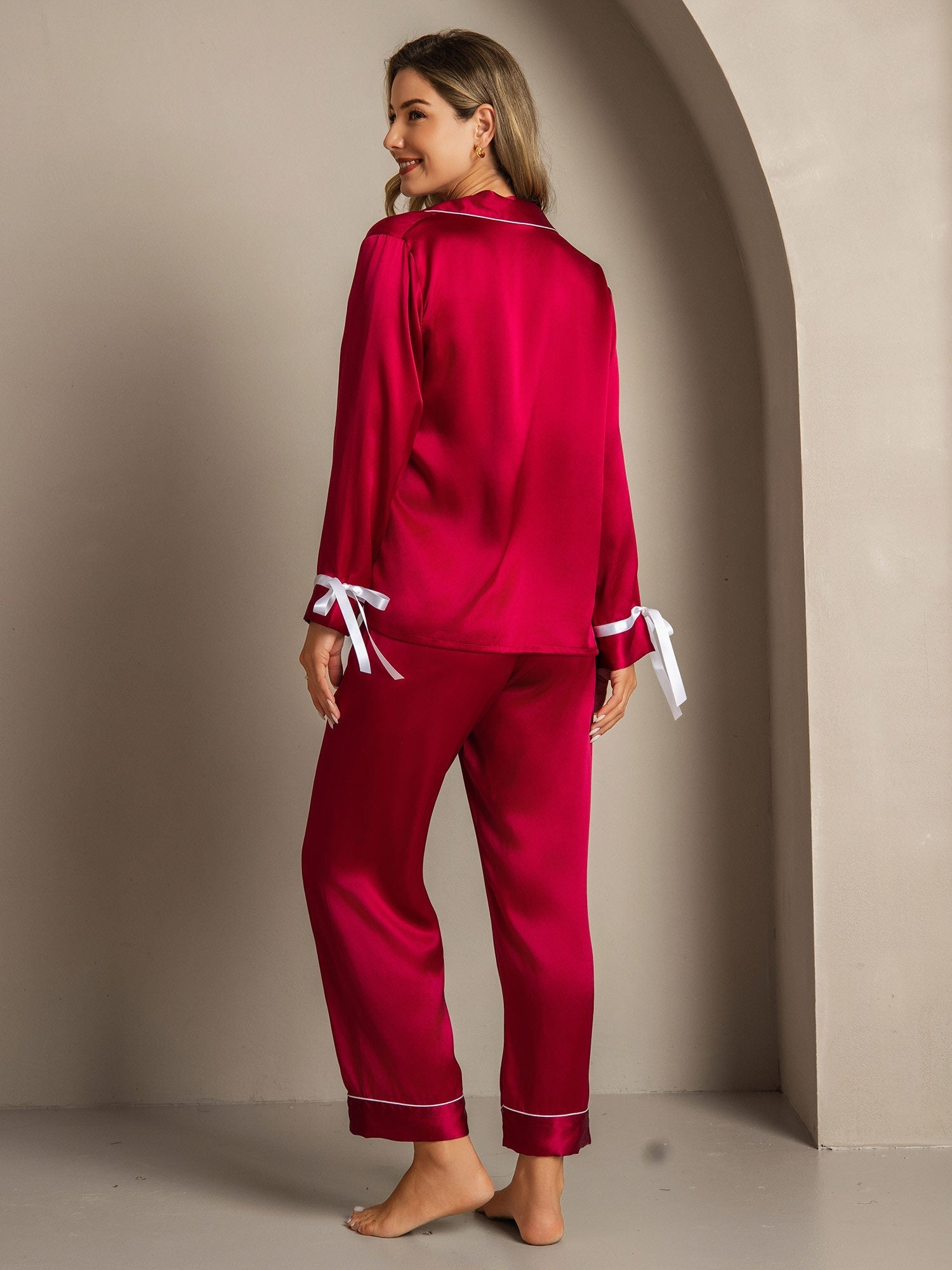 [Vin] SilkSilky-SE Rent Silke Womens Pajamas 002,