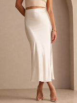 [Beige] SilkSilky-SE Damkjol 003