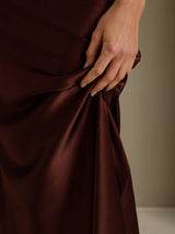 [Kaffe] SilkSilky-SE Cap Sleeve Klänning 005