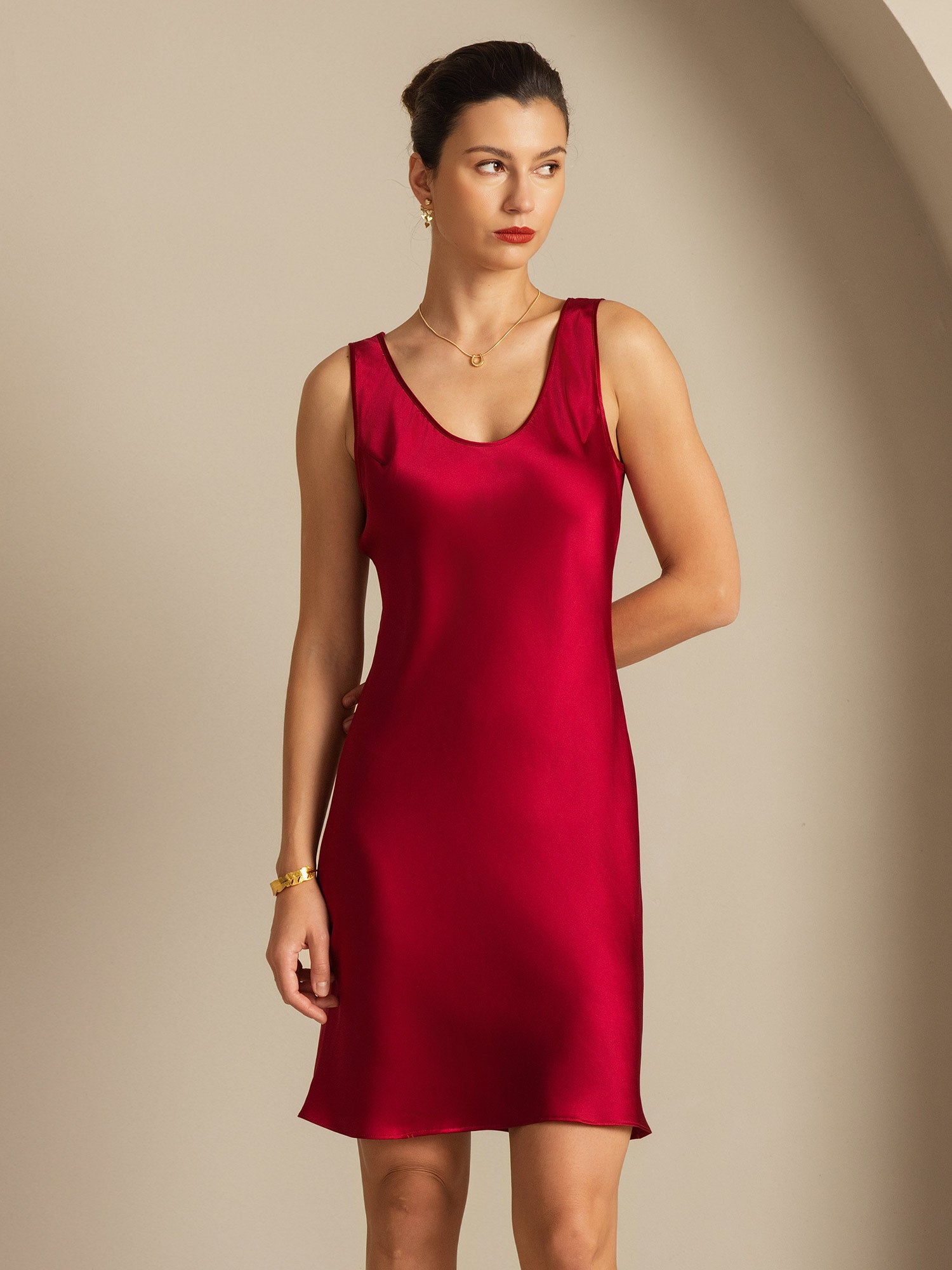 [Vin] SilkSilky-SE Rent Silke Nightgown 007,