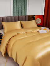 [Champagne] SilkSilky-SE 25Momme Bäddset 003