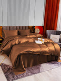 SilkSilky SE 22Momme Rent Silke Bedding Set Kaffe 004