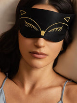[Svart] SilkSilky-SE Rent Silke Eye Mask 003