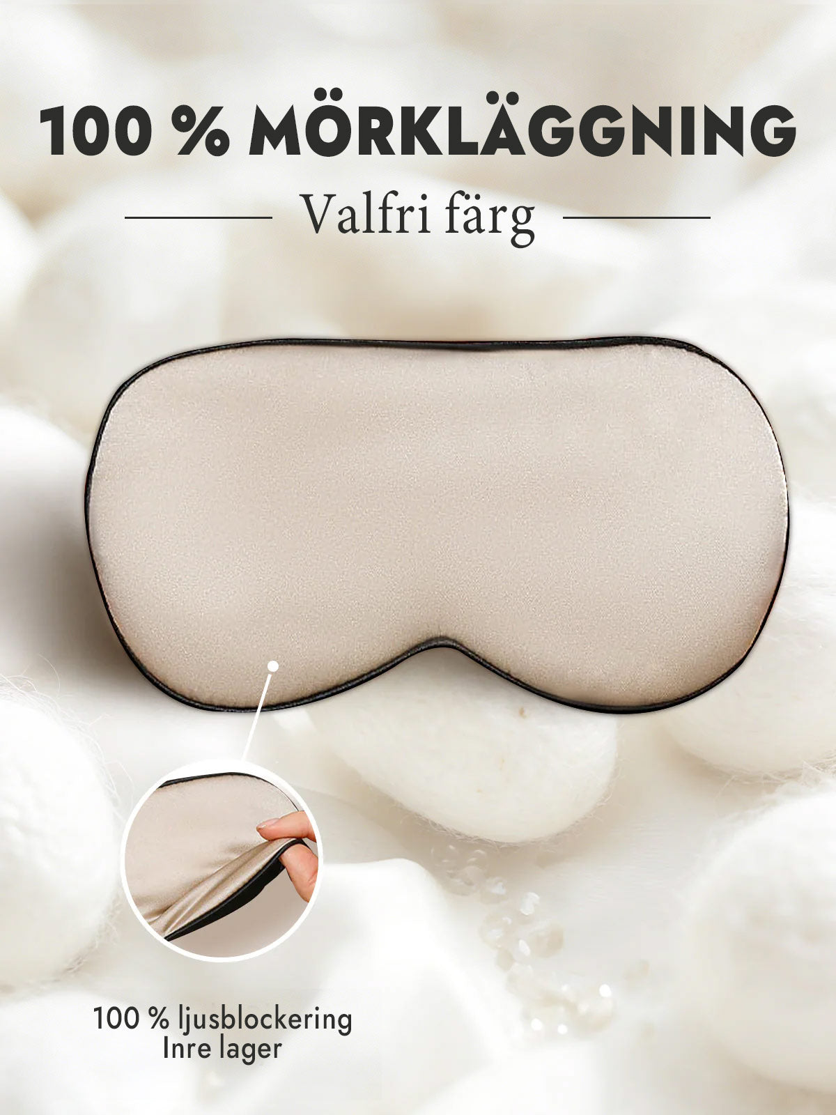 [Beige] SilkSilky-SE Ögonmask 001