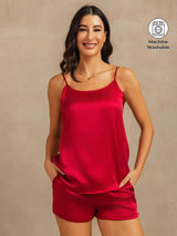 [Vin] SilkSilky-SE 19Momme Silke Spaghetti Rem Camisole Set 001