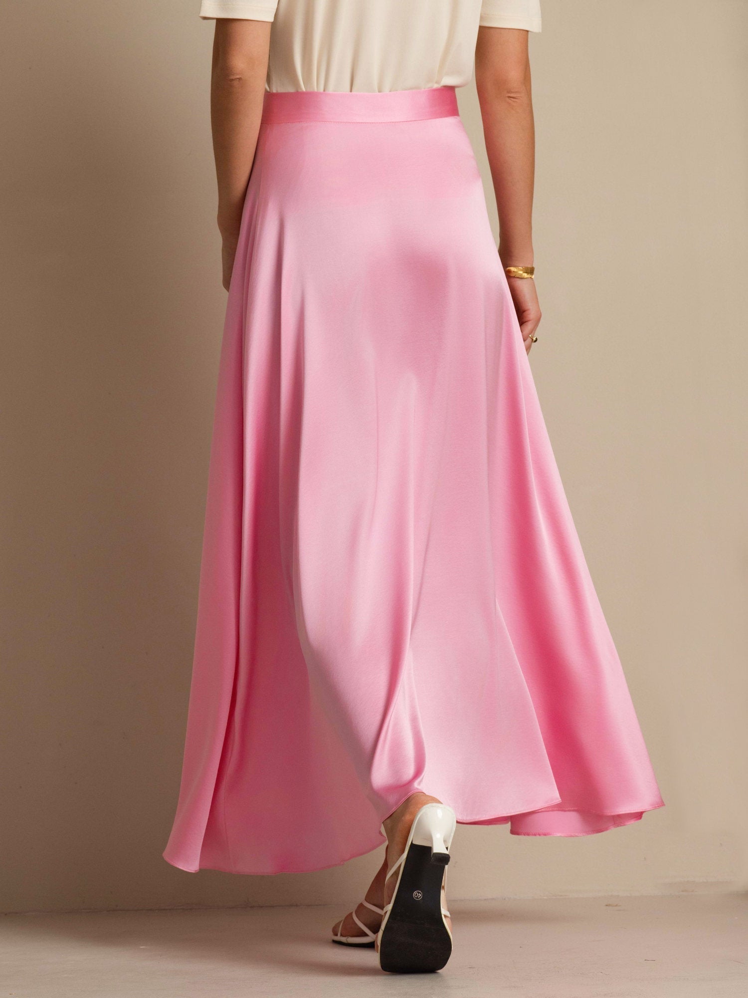 [Sachet Rosa] SilkSilky-SE 19Momme Damkjol 004