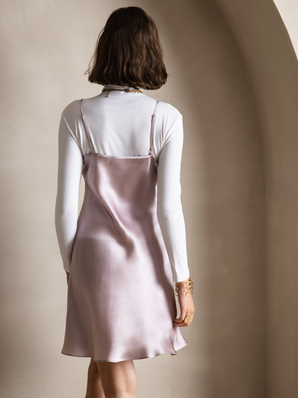 [Lavendel] SilkSilky-SE Rent Silke Dress 002,